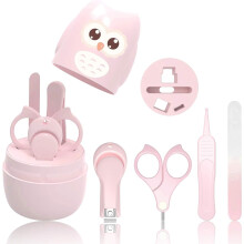 Baby Nail Kit 4-in-1 Baby Grooming Kit , Baby Nail Clippers, Scissor, Nail File & Tweezer