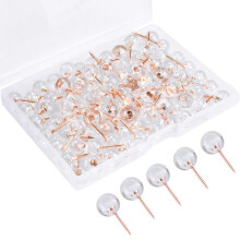 100pcs Push Pins for Cork Board Pins for Wall Maps Cute Drawing Pins for Wood Pins for Crafting