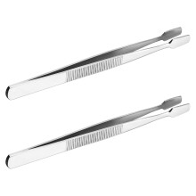 2pcs Stamp Tweezers Philately Collecting Tweezer for Crafting Industrial Jewelry Hobby Craft