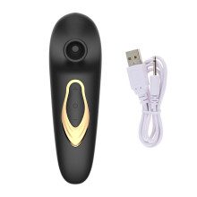 (Black) Clit Sucker Vagina Sucking Vibrator Clitoris Stimulator Blowjob Oral Nipple Licking Sex Toy for Women Masturbator Erotic Product
