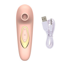 (Nude) Clit Sucker Vagina Sucking Vibrator Clitoris Stimulator Blowjob Oral Nipple Licking Sex Toy for Women Masturbator Erotic Product