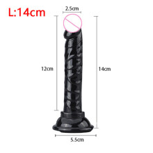 (Black) Realistic Dildo Sex Toys Anal Masturbator Crystal Jelly Dildo Toys for Couples Woman Suction Cup Penis Thrusting Dildo Anal Plug