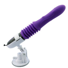 (Purple) Telescopic Dildo Vibrator Automatic Up Down Massager G-spot Thrusting Retractable Pussy Vibrate Large Size Sex Toys for Women
