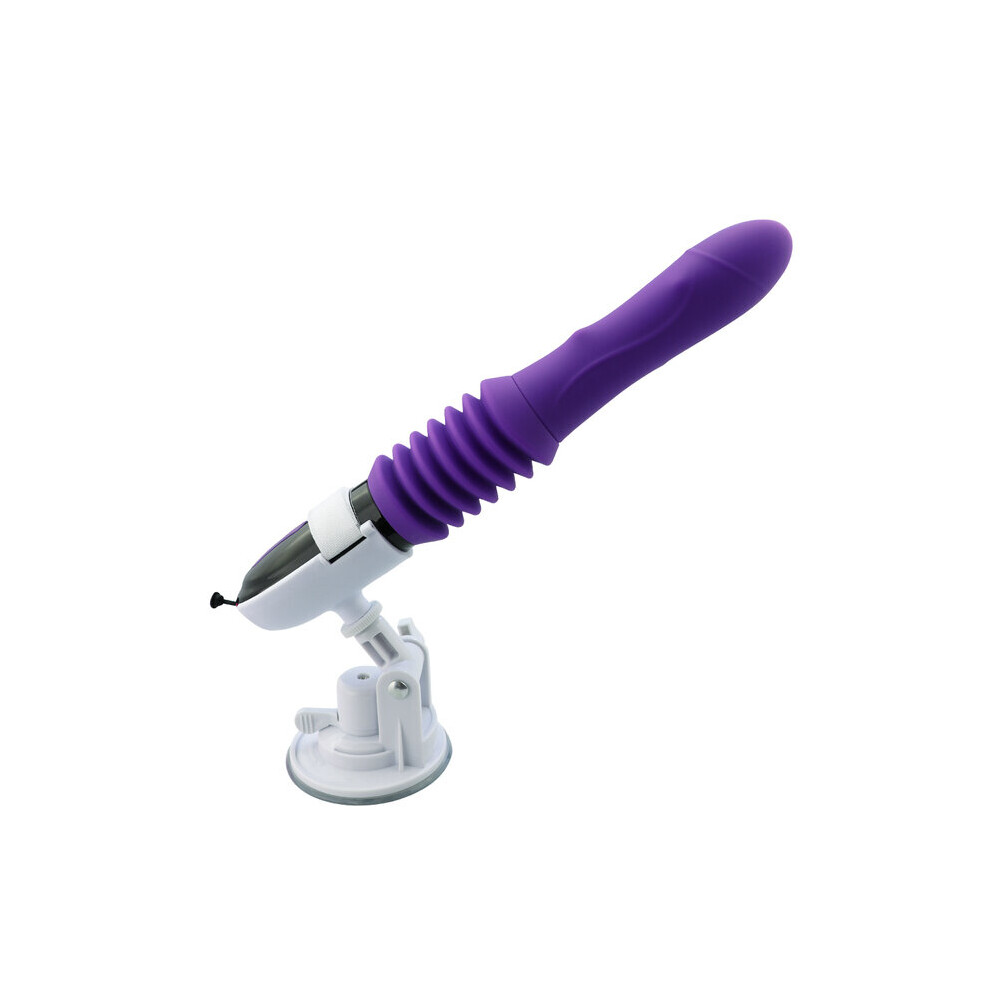 (Purple) Telescopic Dildo Vibrator Automatic Up Down Massager G-spot Thrusting Retractable Pussy Vibrate Large Size Sex Toys for Women