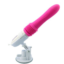 (Rose Red) Telescopic Dildo Vibrator Automatic Up Down Massager G-spot Thrusting Retractable Pussy Vibrate Large Size Sex Toys for Women