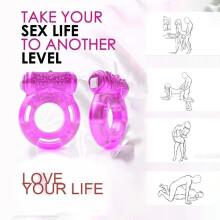 Vibrating Clitoral Stimulator Strong Penis Erect Cock ring Cage Erection Enhance Sex Ability Product Sex Toys For Men Couple