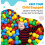 100 Soft Plastic Balls Multicoloured C Crush Proof,No Sharp Edges - Use in Bath tubs, Swimming pools 5
