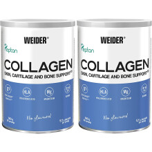 Weider Duo Pack Collagen, Weider Collagen. with Hyaluronic Acid, Magnesium and Vitamin C. 100% Peptan. Zero Fat. Sugar Zero. Keto. 600g