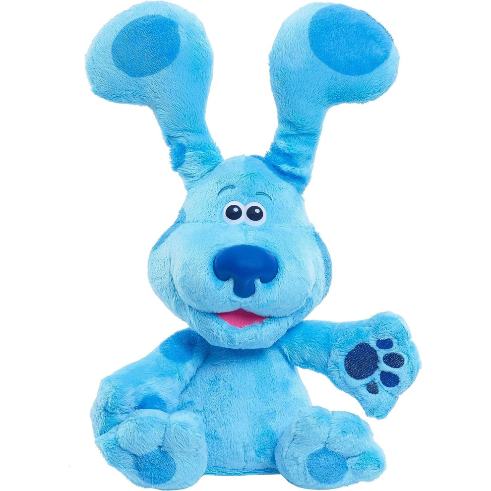 Blue plush toys, 7.8 inch plush toys, interactive barking Peek-A-Boo stuffed animals, dogs, just play