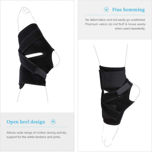 Breathable Adjustable Foot Drop Ankle Brace Support Stabilizer 1