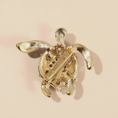 1pc Fashionable Male Turtle Brooch 2