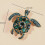 1pc Fashionable Male Turtle Brooch 6