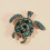 1pc Fashionable Male Turtle Brooch 2