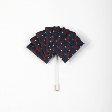 1PC Mens Suit Pocket Square One Word Needle Chest Flower Wedding Banquet Host Clothing Accessories Brooch