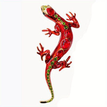 Colorful Rhinestone Lizard Clothing And Bags Decorations Accessories For Men