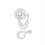 1pc Creative Doctor Series Cartoon Stethoscope Brooch 9