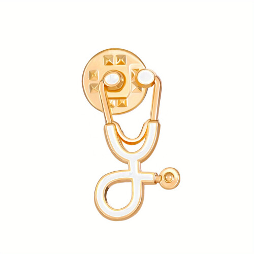 1pc Creative Doctor Series Cartoon Stethoscope Brooch