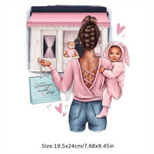 Momy Shopping Transfers For Clothing Diy Heat Transfers Tops Vinyl App Pattern For Clothing Mother And Baby Pattern