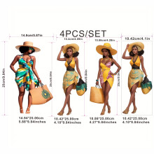 Summer Beach Woman Stamping Heat Transfer Stickers Heat Press Decals Heat Transfer For DIY Clothing T shirt Jeans Backpack