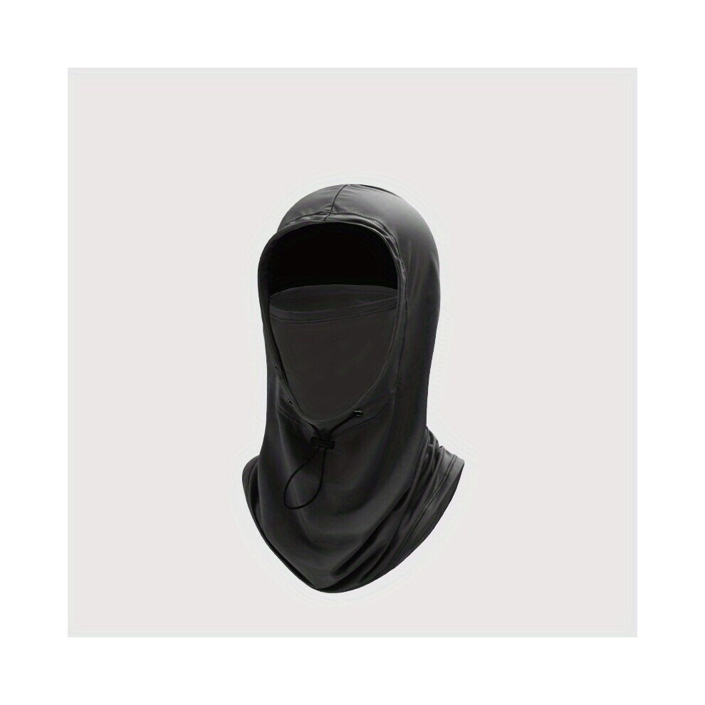 Full Face Sunscreen Mask Unisex Drawstring Adjustable Neck Gaiter Outdoor Uv Protection Face Covering Fishing Mask 885664449811