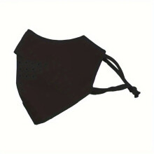 Ice Silk Sunproof Mask Hollow Out Thin Breathable Solid Face Covering Sports Cycling Dustproof Face Mask For Women