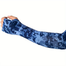 Ice Silk Sports Arm Sleeves Sun UV Protection Arm Sleeves For Cycling Fishing Running Camouflage Anti Sunburn Arm Cover