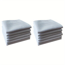 12pcs Ribbon Plain Handkerchief Napkin Pocket Pocket Square Handkerchief Thin 39