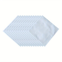 12 Pcs Sheeting Plain Handkerchief Napkin Pocket Handkerchief Thin 39