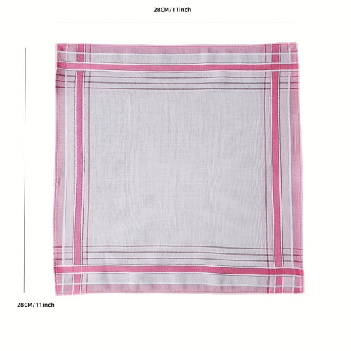 3PCS 27 Fresh Satin Handkerchief Soft And Sweat Absorbent 2