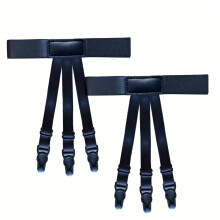 1pc Garter Suspenders Polyester Material Garter Business Gentleman Shirt Anti wrinkle Leg Ring Garter For Men