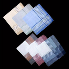 3pcs 6pcs Light Mens Handkerchief For 40 01 cm Pure Mix Colors And Styles