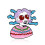 1pc Cartoon Blindfolded Boy Halloween Brooch 1