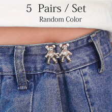 Bear Waist Buckle Set Small Waist Artifact Random Nail And Seamless Metal Removable