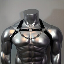 Mens Clothing Accessories Chest Straps Shoulder Straps PU Leather Shoulder Straps Party Club Costume Accessories