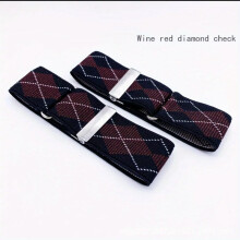1pair Shirt Sleeve Hoop Casual Accessories Adjustable Length Width 3 1 38in