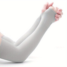 1pair Mens Ice Silk Sunscreen Sleeves