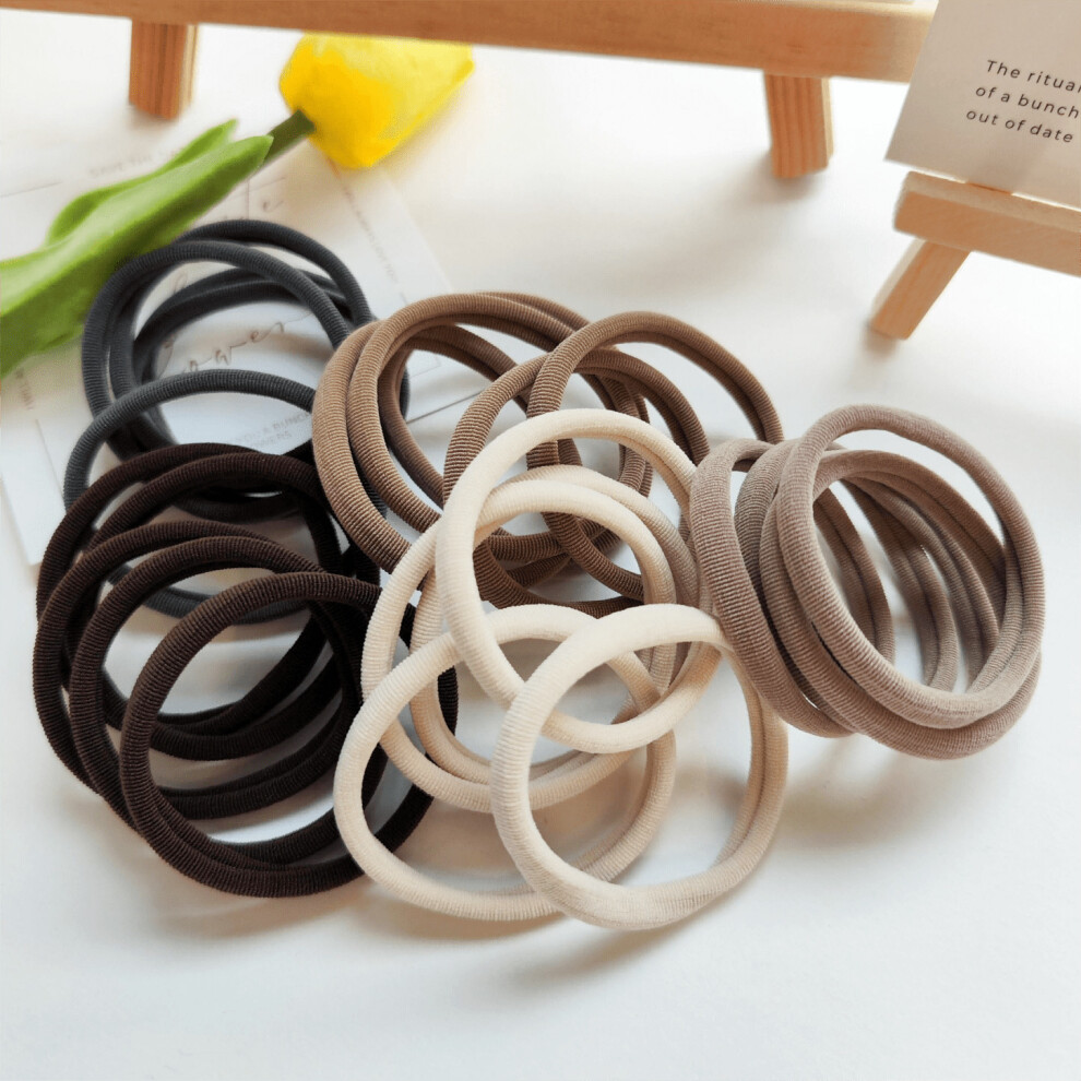 25pcs Large Size Hair Tie High Elasticity Hair Ties For Girl No Hurt To Hair For Thick Or Thin Hairs Soft Holder Hair Accessories-image-OPC-PC2GMY7-NEW