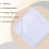 12pcs Handkerchief Solid Stripe Hankies Large Square Classic Handkerchief Bulk Set Suit Accessories 6