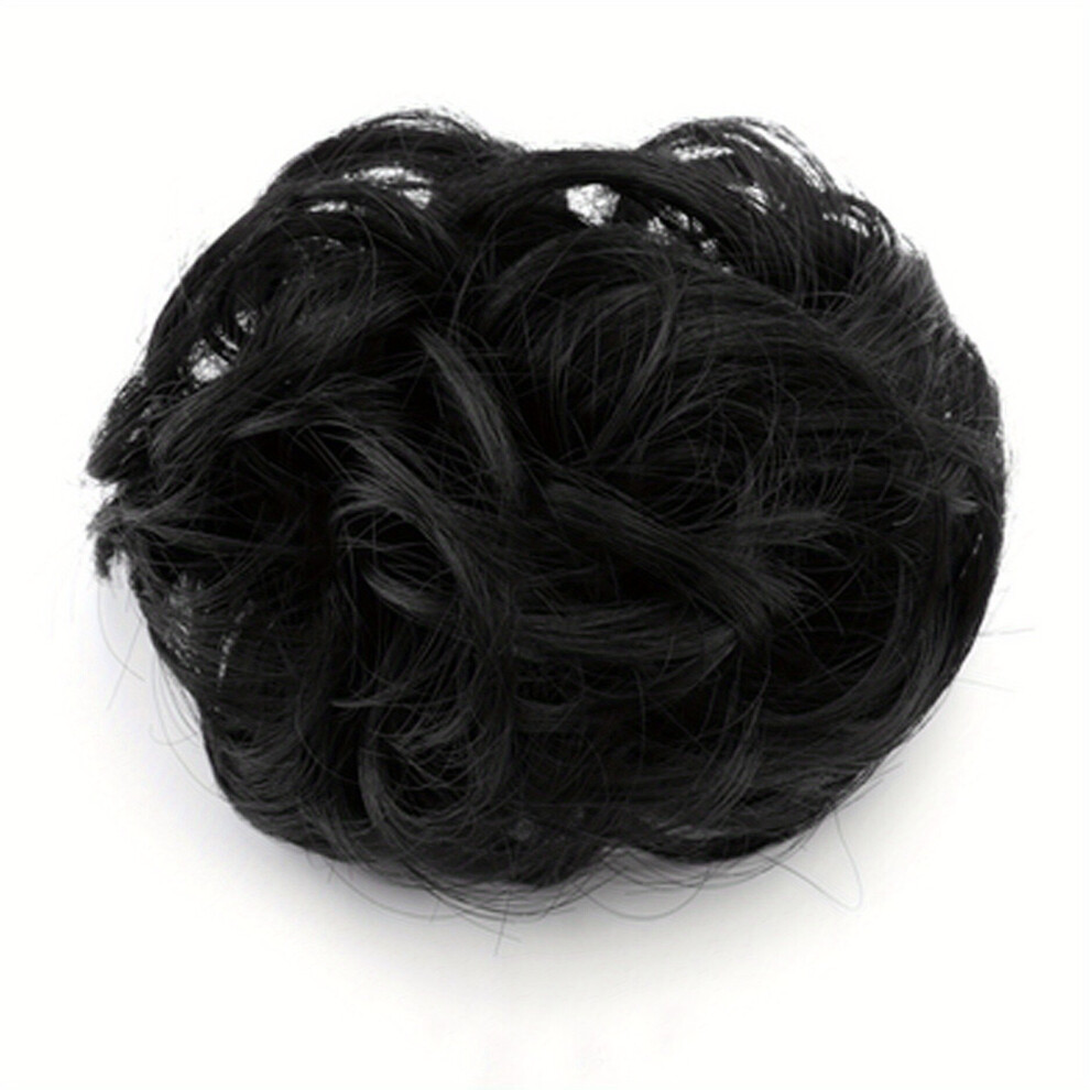 Fluffy Wigs Hair Tie Bun Scrunchie Hair Accessories Womens Simulation Hair Rubber Band Head Rope-image-OPC-PC2GNMQ-NEW