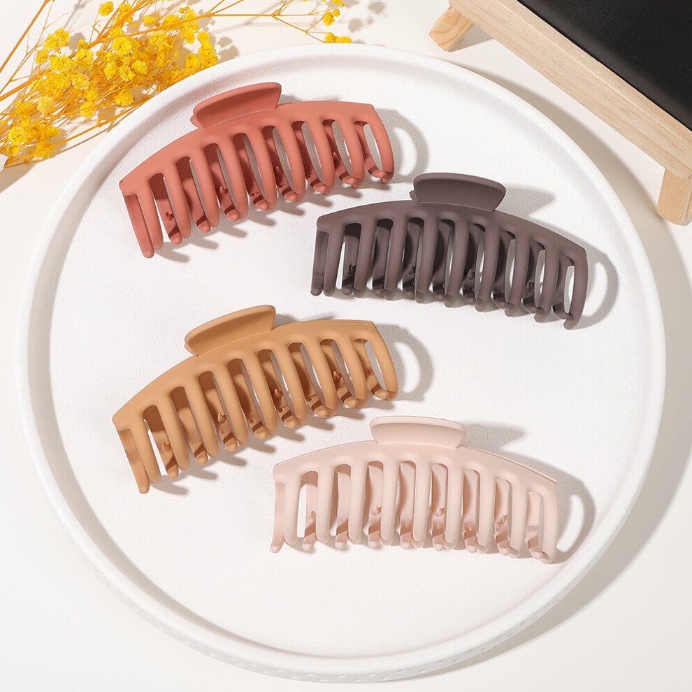 4pcs Hair Claw Clips For Women Large Claw Clip For Thin Thick Curly Hair Big Hair Clip For Women Thick Hair-image-OPC-PC2GNRT-NEW