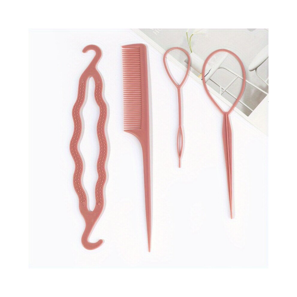 1 Set Magic Hair Styling Accessories Hair Pin Hair Bun Maker Hair Loop Hair Braiding Tool Comb
