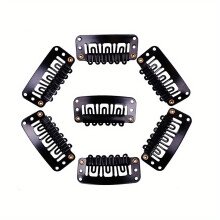 20pcs U Shaped Wigs Clips With Silicone Back For Hair Extensions Wedding Hair Accessories Tool
