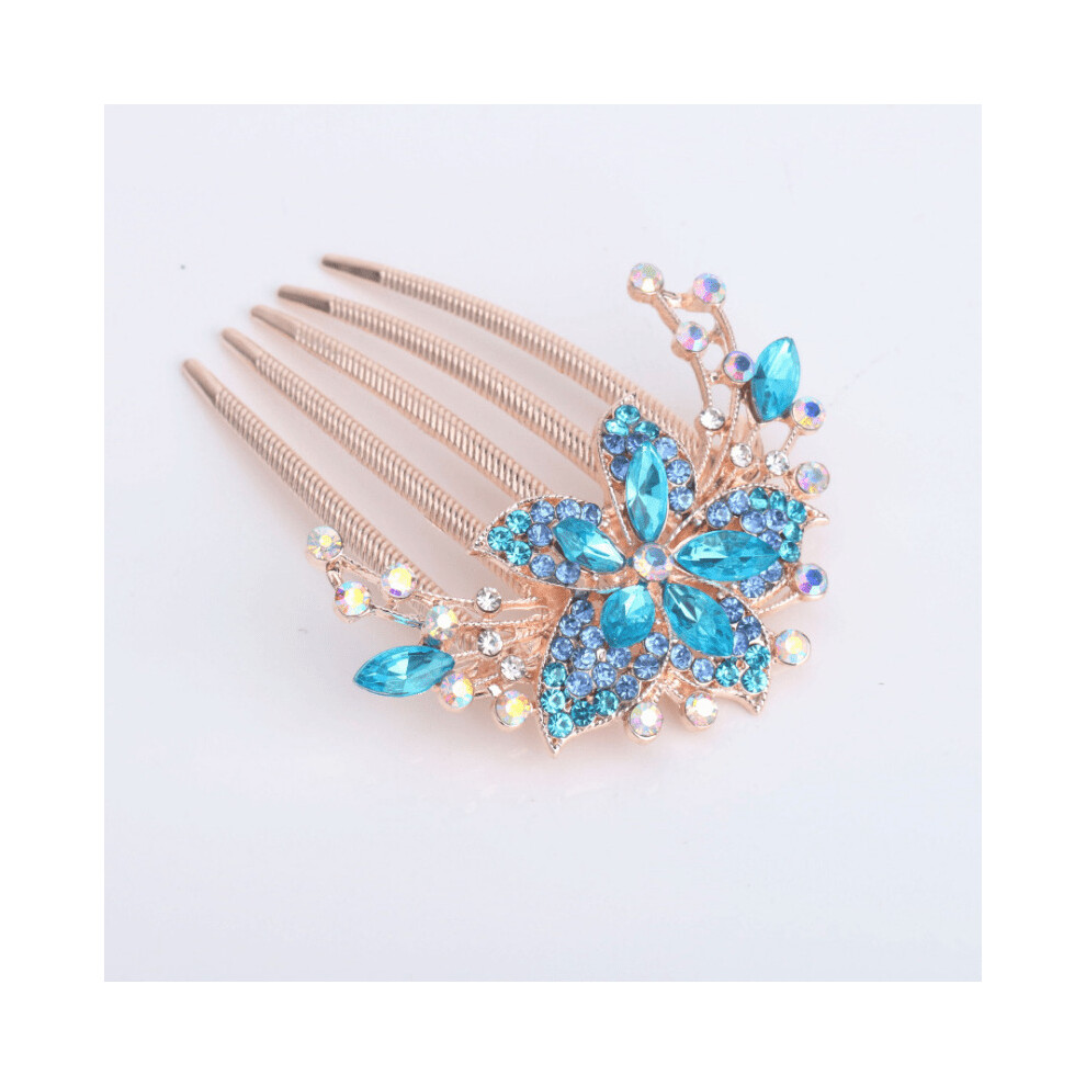 Barrettes Hair Comb Rhinestone Five Teeth Hair Barrette Hair Styling Accessories Hair Clip-image-OPC-PC2GQ85-NEW