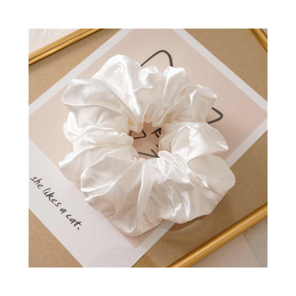French Hair Scrunchies For Women Girls Soft Silk Scrunchie Fit For Curly Fine Thick Thin Hair-image-OPC-PC2GSXX-NEW