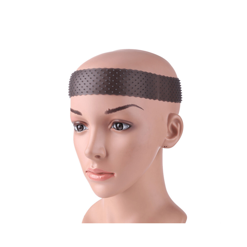 Unisex Multicoloured Silicone Wig Band Non Slip Wig Grip Band Adjustable Comfort Elastic Wig Band Fixed Wig Headband