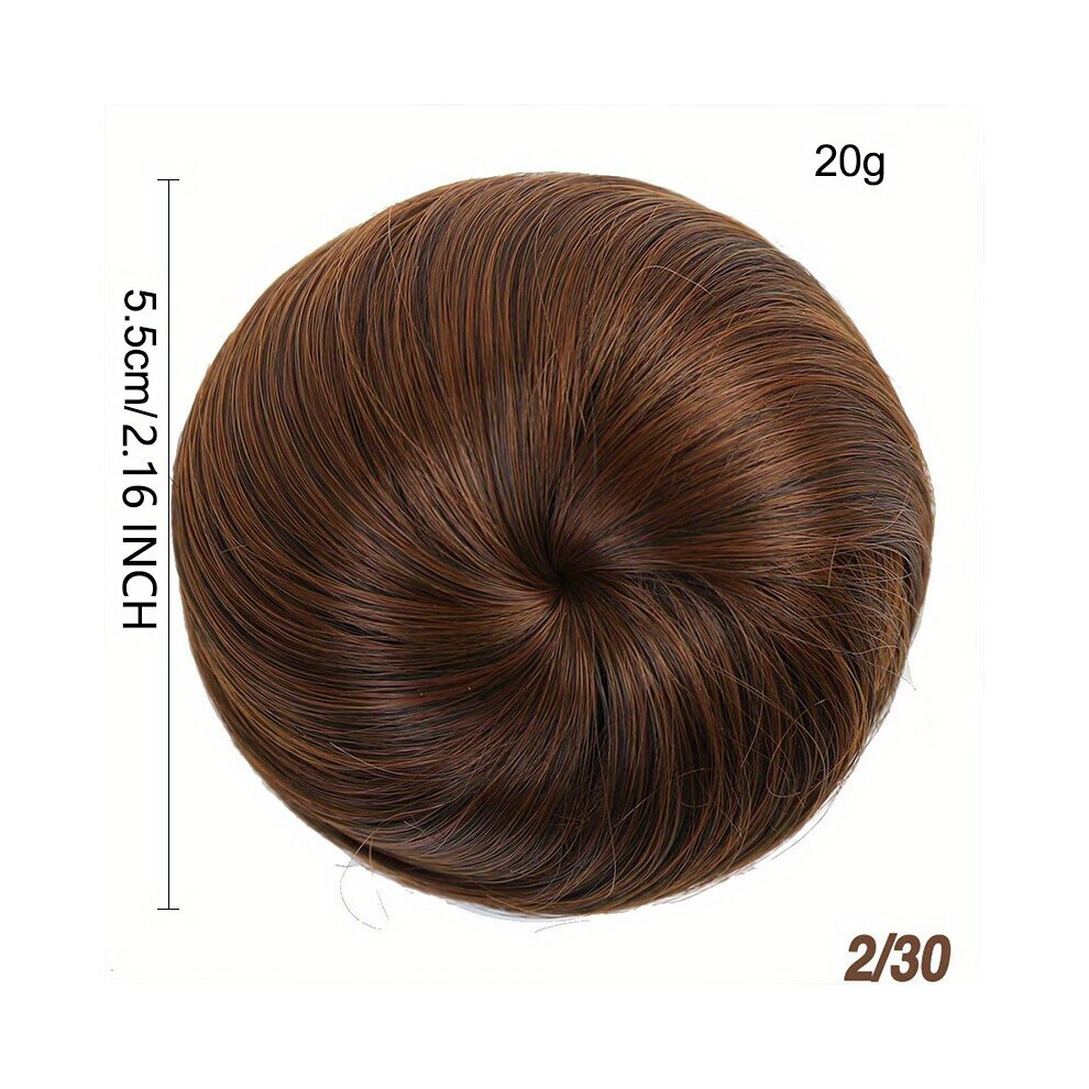 Synthetic Fiber Hair Curling Drawstring Bun Elastic Band Hair Extension Chignon Donut Bun Wig Hairpiece