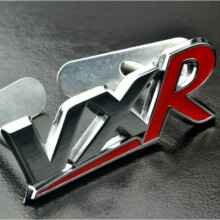 Red VXR Grille Badge Emblem For Zafira Tourer Corsa Meriva MPV Badge