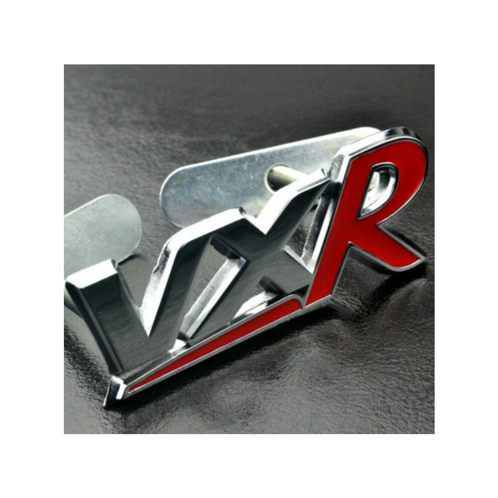 Newjass Vxr Grille Badge Emblem For Zafira Tourer Corsa Meriva Mpv Badge Red