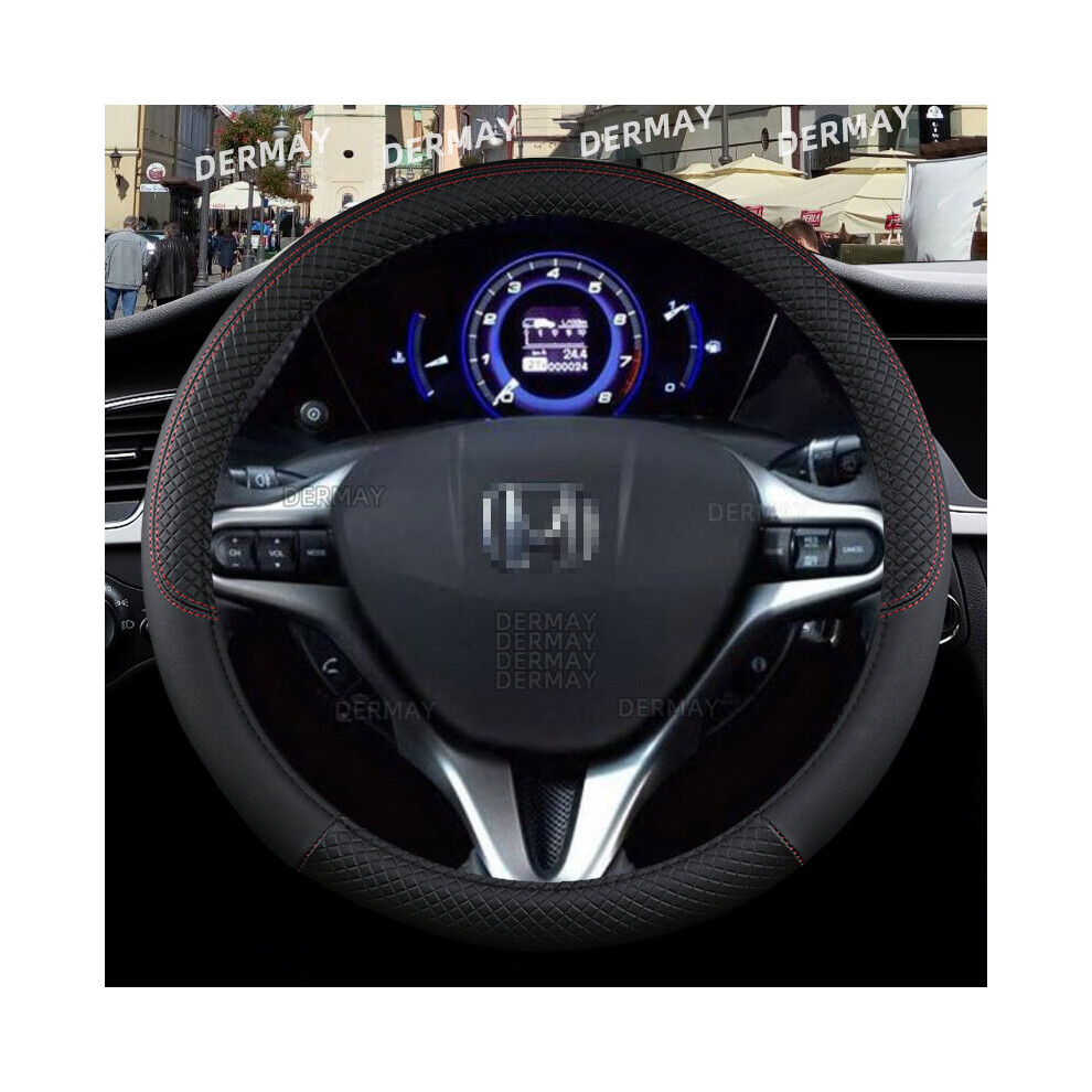 (Black) for Honda Civic 2004 2006 2007 2008 2009 2012 2013 2014 2015 Car Steering