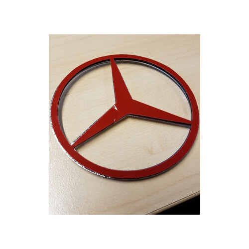 Mercedes Benz Chrome Star Trunk Emblem 90mm 2